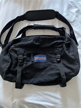 JanSport Black Weekender Medium Duffle Bag